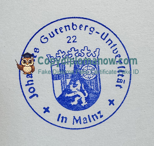 JGU Urkunde seal