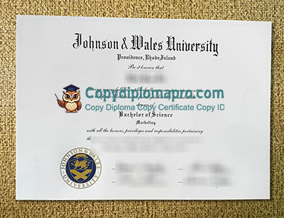Johnson & Wales University Diploma, JWU Diploma
