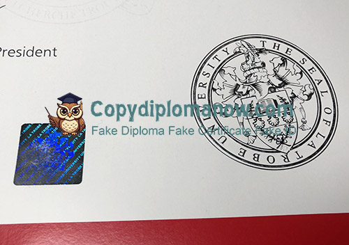 La Trobe University Diploma seal