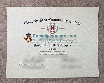 Moberly Area Community College Diploma, MACC Diploma