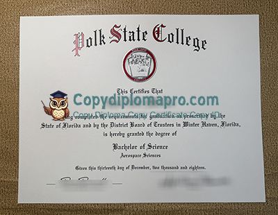 Polk State College Diploma