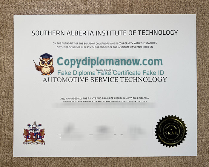 Southern Alberta Institute of Technology Diploma, SAIT Diploma