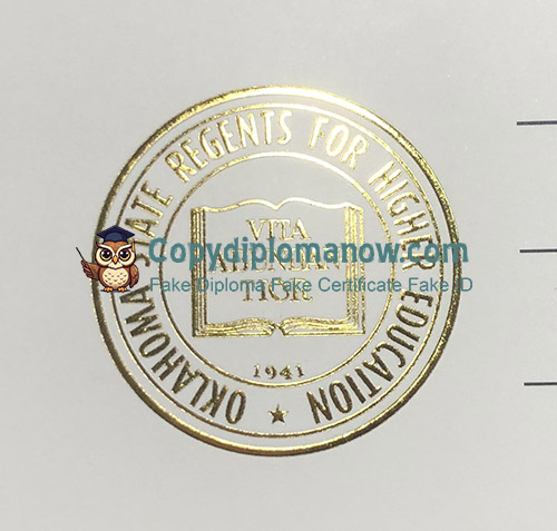 University of Oklahoma Diploma seal