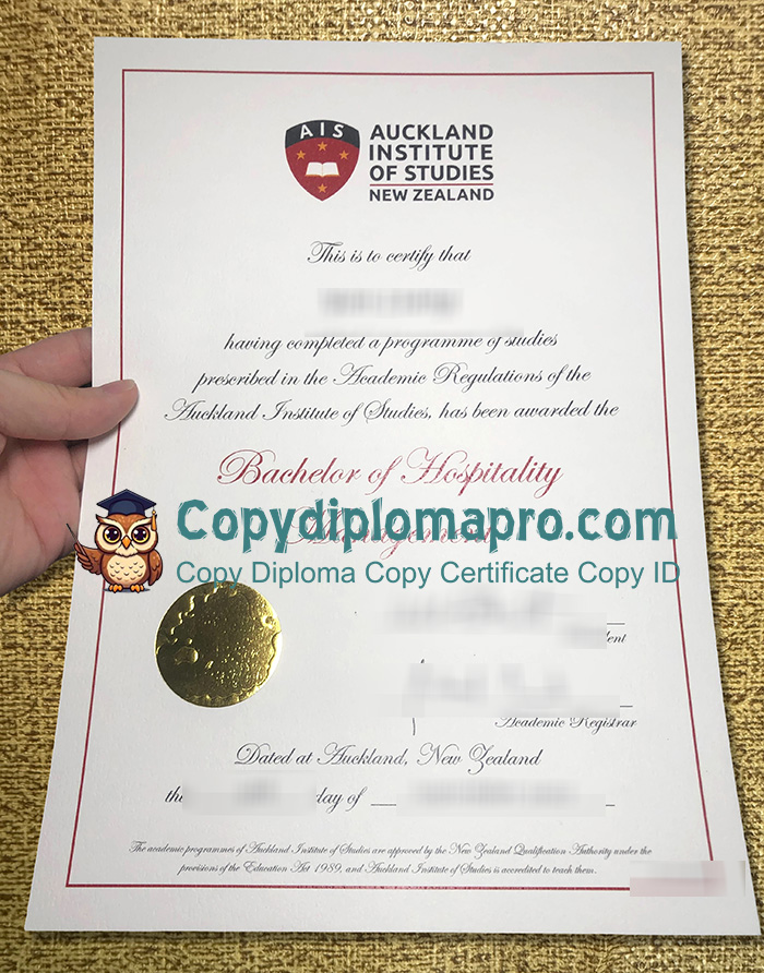 Auckland Institute of Studies Diploma, AIS Diploma