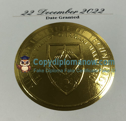 AUT Diploma seal