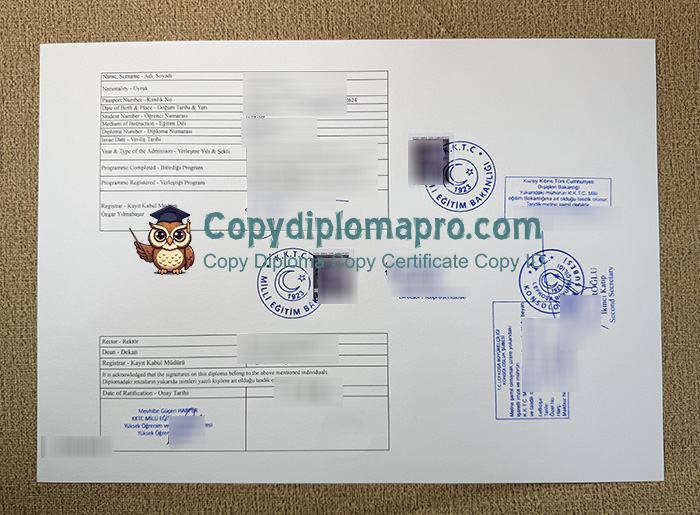 European University of Lefke Diploma