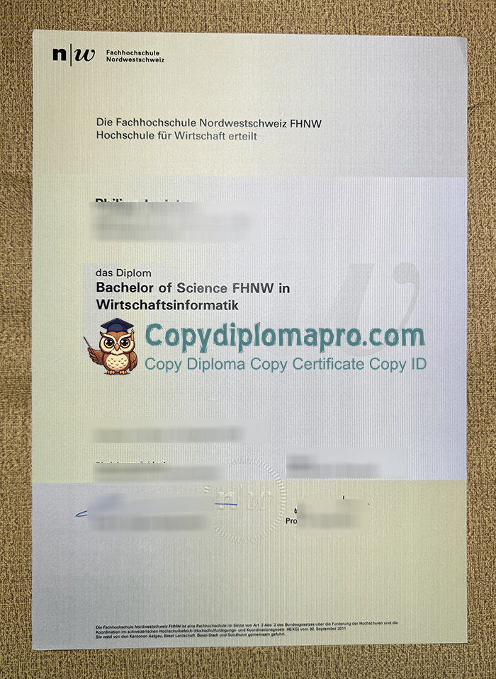 Fachhochschule Nordwestschweiz Diploma