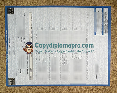 Irvine Valley College Transcript