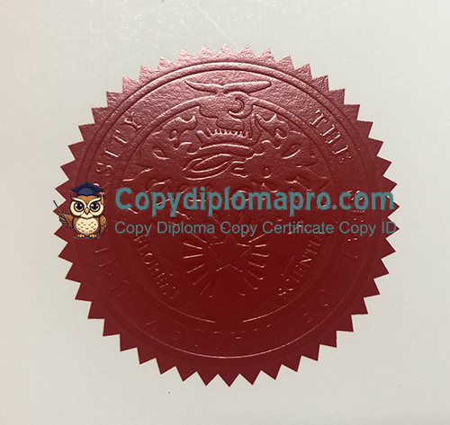 Massey University Diploma seal
