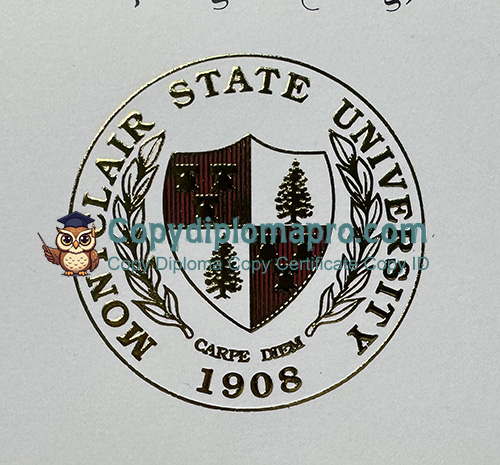 Montclair State University Diploma seal