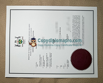 Ontario Apostille Certificate