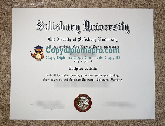 Salisbury University Diploma