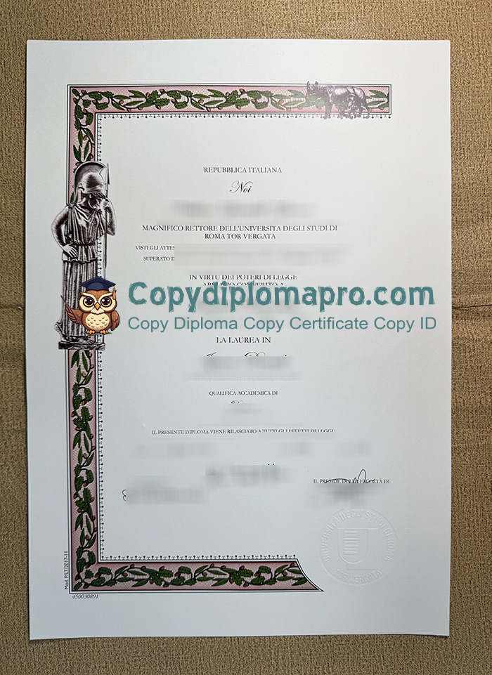 University of Rome Tor Vergata Diploma