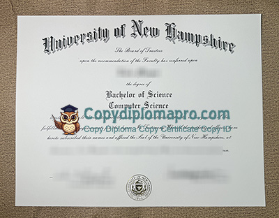 University of New Hampshire Diploma, UNH Diploma