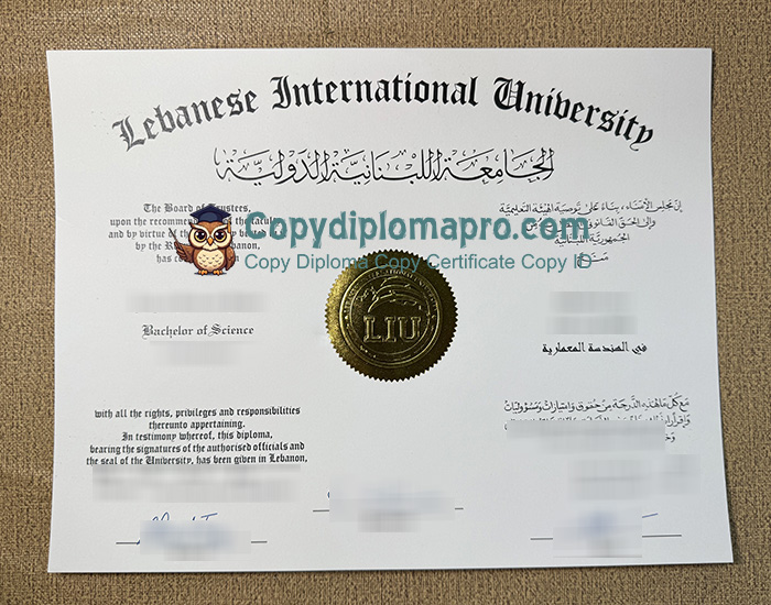 Lebanese International University Diploma