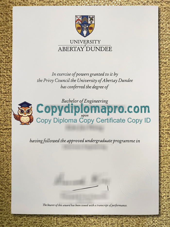 Abertay University Degree