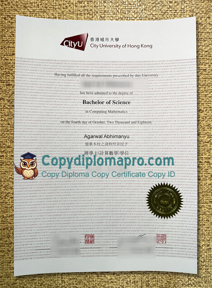 City University of Hong Kong Diploma, CityUHK Diploma