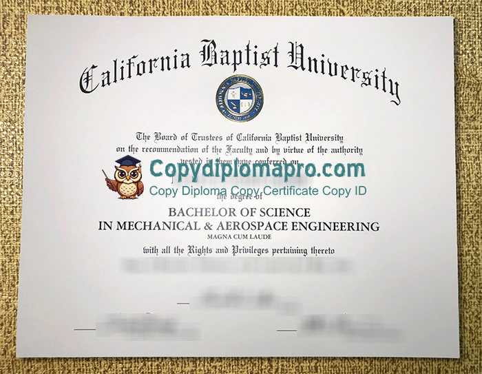 California Baptist University Diploma