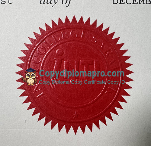 INTI College Sarawak Diploma seal