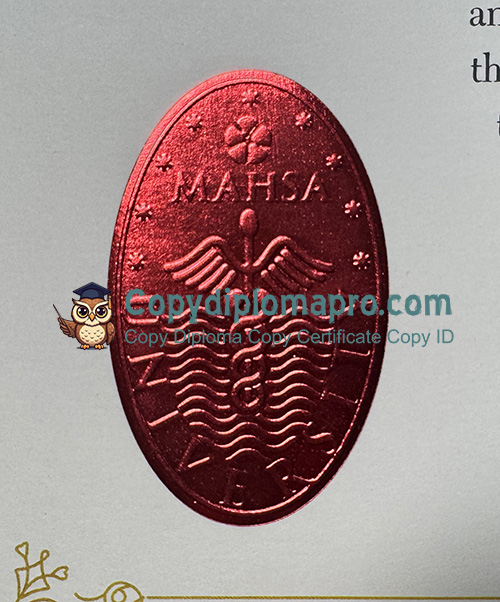 MAHSA University Diploma seal