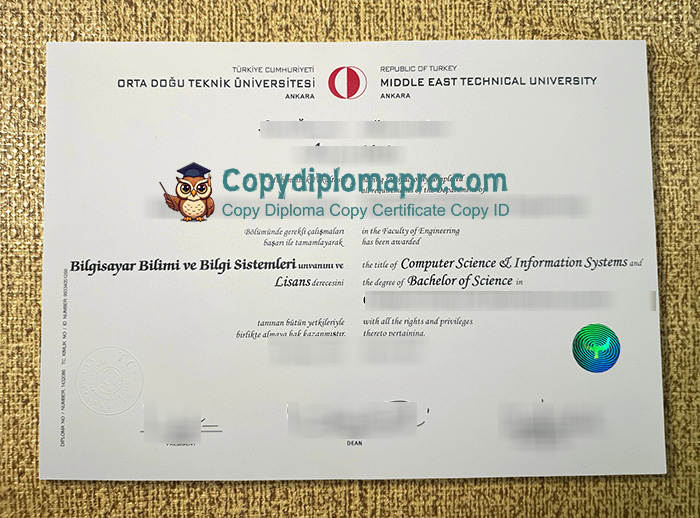 Middle East Technical University Diploma