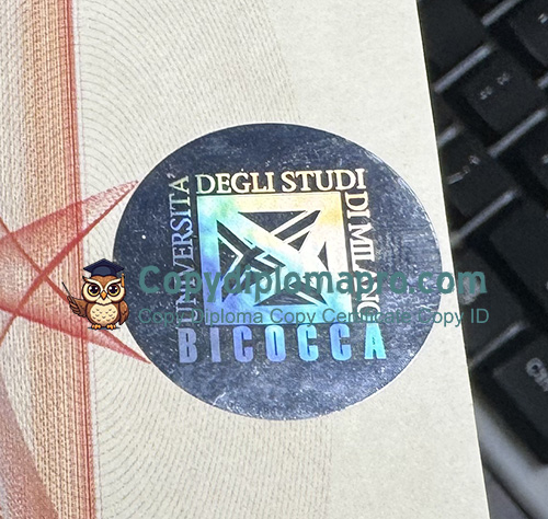 Milano Biccoca diploma Hologram Security