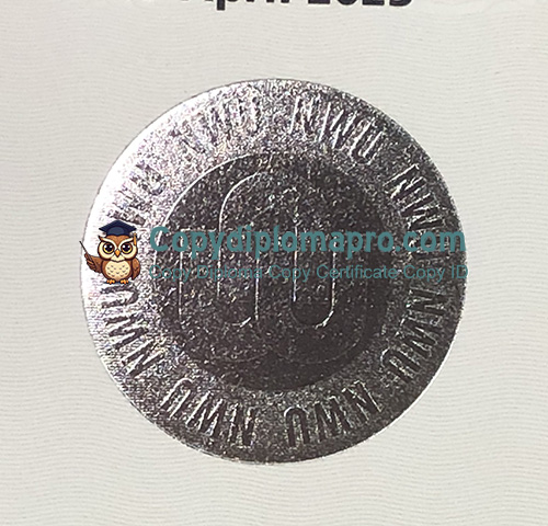 North-West University Diploma seal