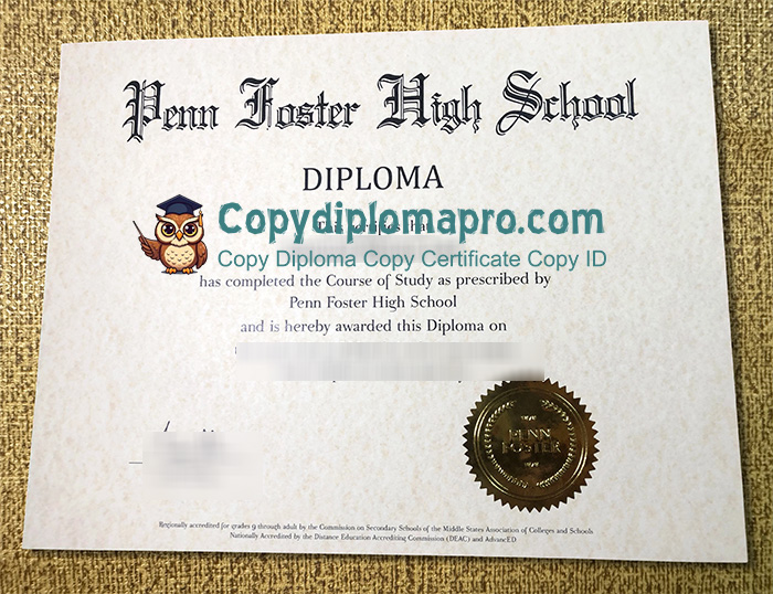 Penn Foster High School Diploma