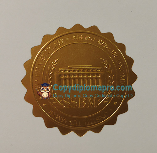 SSBM Geneva Diploma seal