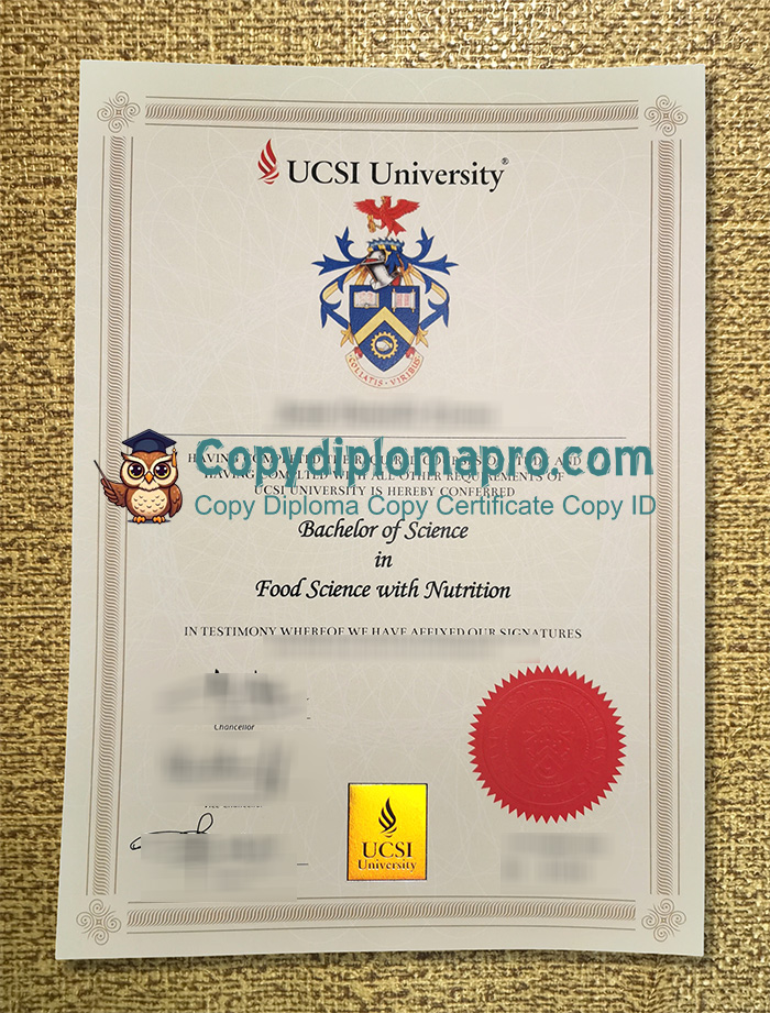 UCSI University Diploma