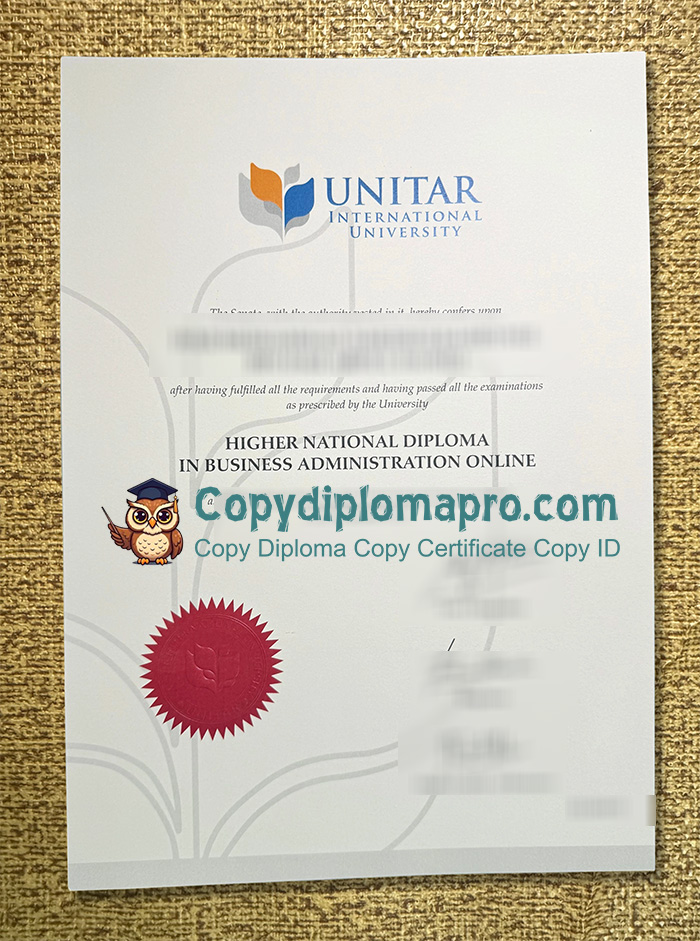 UNITAR International University Diploma