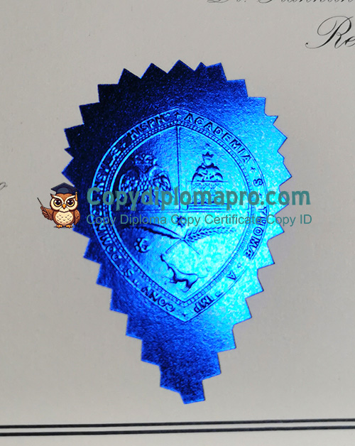 UASD Diploma seal