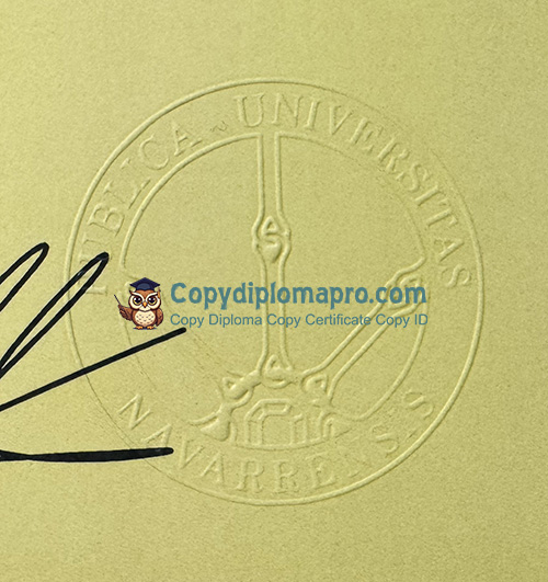 UPNA Diploma seal