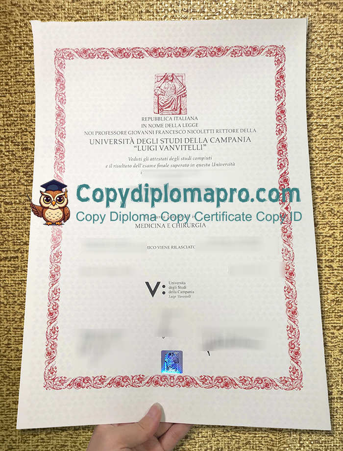 Università degli Studi della Campania Luigi Vanvitelli Diploma