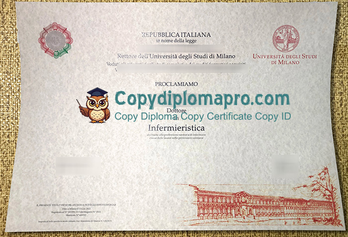 Università degli Studi di Milano Diploma