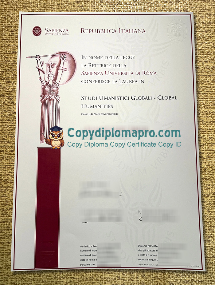 Sapienza Università di Roma Diploma
