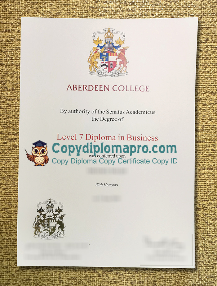 University of Aberdeen Degree
