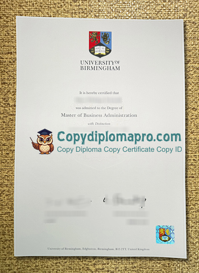 University of Birmingham Degree