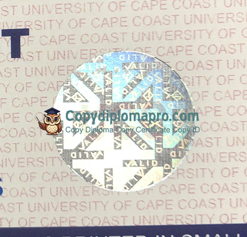 University of Cape Coast Transcript seal