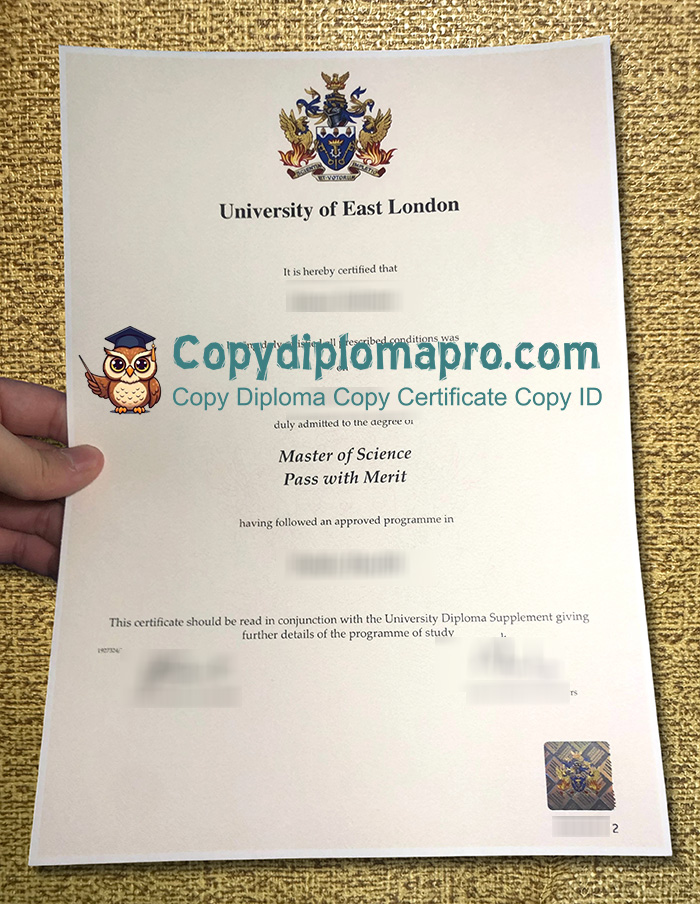 University of East London Degree
