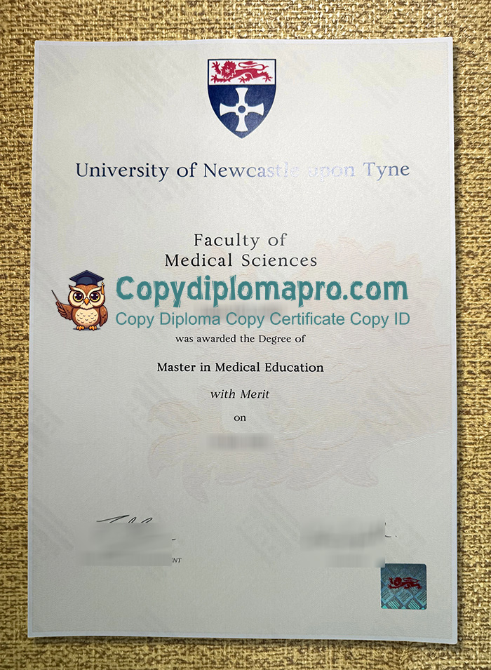 University of Newcastle upon Tyne Degree