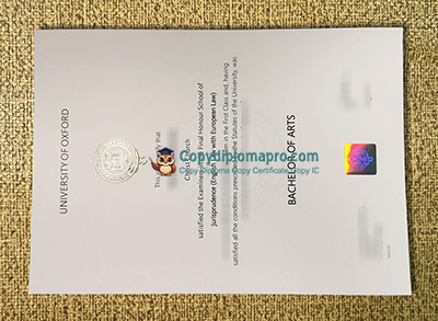 University of Oxford Degree