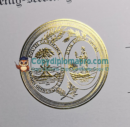 University of South Carolina Diploma seal