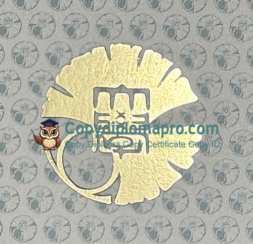 University of Tokyo Diploma seal