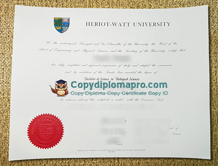 Heriot-Watt University Diploma
