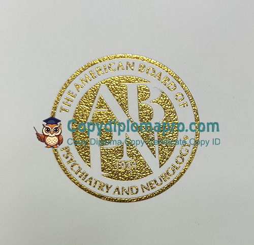 ABPN Certificate seal