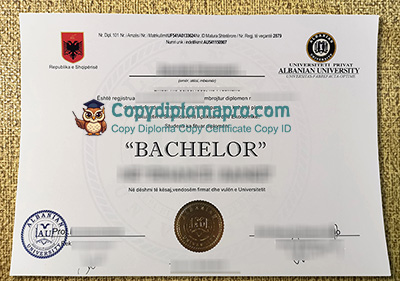 Albanian University Diploma