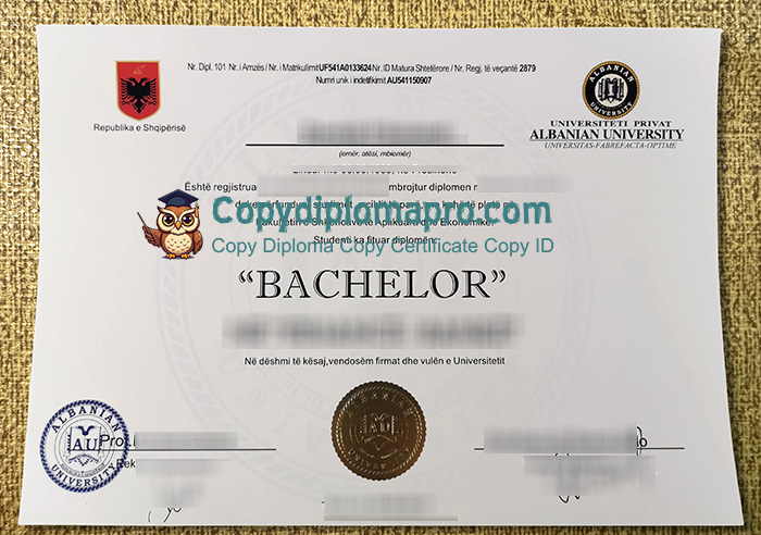 Albanian University Diploma