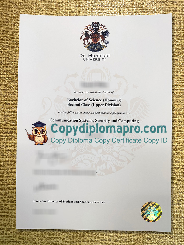 De Montfort University Degree, DMU Degree