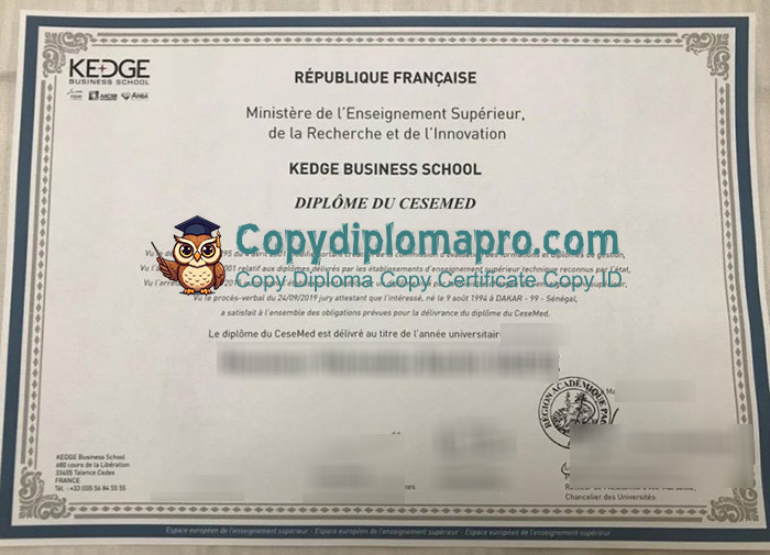 KEDGE Business School Diploma